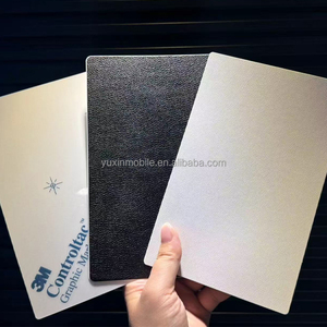 3M pegatinas de PVC marcador de piel vinilo piel móvil 3D PU en relieve pegatina trasera Protector de pantalla <span class=keywords><strong>para</strong></span> teléfono y cortador Plotter - Product Image 4
