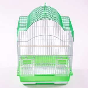 Jaula para Pájaros Grande y Lujosa de Acero Inoxidable, Ecológica, para las Cuatro Estaciones, con Vidrio y Plástico - Product Image 1