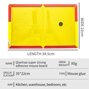 Placa de ratón desechable Multi Catch Sticky Mouse Trap Rat Glue Board Trappers Rats/Mouse Trap Sticky Pads - Product Image 4