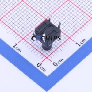 K2-6639DP-K3SW-04 Tactile Switch Through hole Component (THT)-4P,6x6mm Switch 1.8N Through Hole 6mm 6mm - Product Image 2
