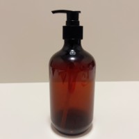 Bouteille de shampoing en plastique transparent pour animaux de compagnie personnalisée 100ml 200ml 300ml 400ml 500ml vert ambre Bouteille d'huile capillaire Bouteille de shampoing en plastique