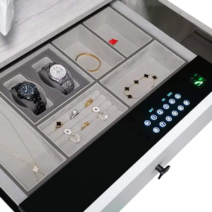 Z480-B लक्जरी इंटीरियर सफारी फर्नीचर आभूषण पासवर्ड गोड्रेज होम सुरक्षित लॉकर बायोमेट्रिक ड्रॉअर सुरक्षित - Product Image 2