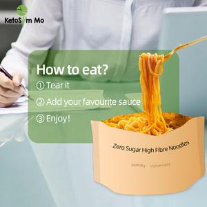 Noodles Shirataki Istantanei Ketoslim <span class=keywords><strong>Mo</strong></span> Senza Zucchero ad Alto Contenuto di Fibre Confezione Grande - Product Image 2