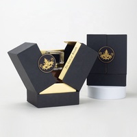 Caja de Regalo de Cartón de Doble Apertura con Logotipo Personalizado para Perfumes y Cosméticos, Envase de Lujo para Botella de Perfume de Vidrio de 100 ml