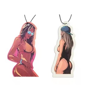 น้ำหอมปรับอากาศในรถยนต์มีหลายกลิ่นของขวัญธุรกิจโปรโมชั่นของตกแต่งภายในราคาถูกโลโก้ตามสั่ง - Product Image 3