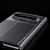 Étui de téléphone portable en cuir rigide antichoc de luxe avec béquille pour Pura X Max