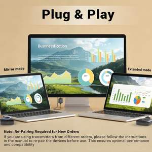 MINIX Émetteur Double HD <span class=keywords><strong>Sans</strong></span> <span class=keywords><strong>Fil</strong></span> 1 Récepteur Adaptateur USB-C <span class=keywords><strong>Extension</strong></span> Multi-Écran 1080P 60Hz 164FT 50m WiFi 2.4GHz 5GHz - Product Image 5