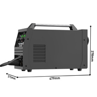Nouvelle machine à souder MIG à inverseur numérique IGBT ZOJAN 4,3 kW/5,7 kW 230 V/115 V Fil de 0,8 mm 200 A 6 en 1 Portable Utilisation en construction