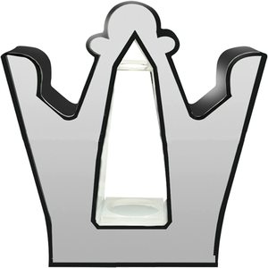 Présentateur de <span class=keywords><strong>bouteille</strong></span> de service VIP d'apparence de couronne de casier à champagne en acrylique personnalisé pour la vente en gros - Product Image 2