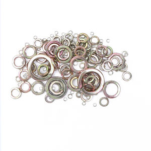 Fabrika yüksek kaliteli yay çelik GB93-76 sarı çinko bahar yıkayıcı - Product Image 1