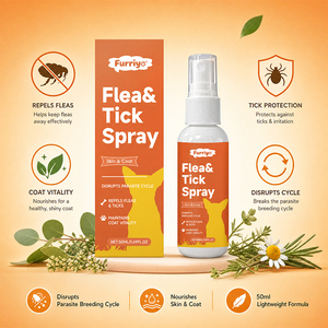 Spray <span class=keywords><strong>anti</strong></span>-<span class=keywords><strong>puces</strong></span> et tiques pour animaux de compagnie, <span class=keywords><strong>naturel</strong></span>, non parfumé, nettoyage doux, peau confortable pour chiens et <span class=keywords><strong>chats</strong></span>, utilisation toute saison - Product Image 5