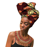 Mxchan sjh2127 tecidos de pano de poliéster, encerrados para mulheres, turbante africano