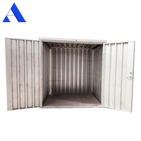 Conteneur de stockage pliable mobile en acier galvanisé plat de 2 m 3 m de longueur