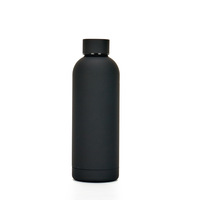 Botol Minum Tumbler Stainless Steel Dinding Ganda 500/750ml Berinsulasi 18/8 dengan Tutup Bambu untuk Hadiah Bisnis