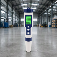 OEM/ODM Mètre 5-en-1 EC/TDS/PH/Température/Salinité PH-05 Testeur de qualité de l'eau portable Affichage rétroéclairé Lithium