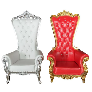 Alquiler para Bodas: Sillas de Trono Grandes Azules con Diseño de León, Económicas, para <span class=keywords><strong>Rey</strong></span> y Reina - Product Image 6