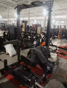 Máquina Comercial de Acero para Hip Thrust, Función 3D para Glúteos y Sentadillas, Equipo Duradero de Entrenamiento de Fuerza con Carga de Placas para Gimnasio - Product Image 3