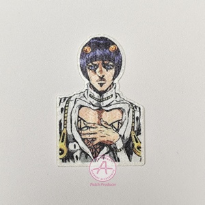 Aosheng 2026 Nuevo Lanzamiento Parche Termoadhesivo con Impresión de <span class=keywords><strong>Texto</strong></span> Japonés, Borde Irregular, Personaje de Dibujos Animados Personalizado - Product Image 3