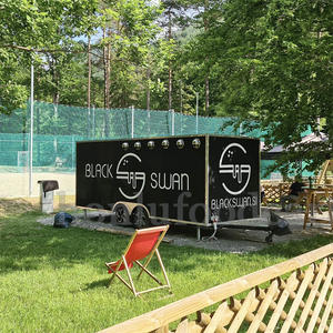 Chariot d'aliments Mobile avec <span class=keywords><strong>Machine</strong></span> à friser, remorque pour aliments, yaourt, gelées, outil de cuisine - Product Image 5