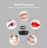 Wenshen – ensemble de Machine de tatouage de maquillage Permanent, Kit de tatouage de sourcils avec perles noires 1.0 à 3.0
