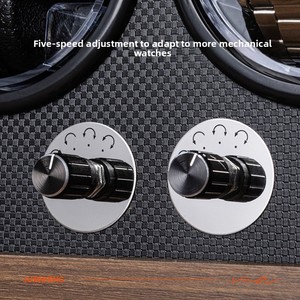 Eonluxe Estuche para Relojes Automáticos de Nogal Sólido con 2, 4 o 6 Ranuras, Almohada Individual para Reloj, Motor Silencioso, Vitrina para Hogar u Oficina Moderna - Product Image 4