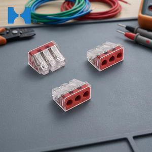 For PC863 Direct Sales Push-in Wire <b>Connector</b> 6mm2 Lighting <b>Connector</b> UL94V-0 Fire-proof PC Material 41A 450V - Product Image 2