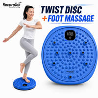 Equipo de Fitness para Interiores, Rehabilitación, Aparato de Ejercicio, Máquina Inteligente para Girar la Cintura, Disco Giratorio para Ejercicios en Casa, Kit de Tabla de Ejercicios