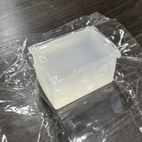 Colle thermofusible en caoutchouc synthétique EVA haute viscosité sensible à la pression, en bloc, pour scellage et emballage de boîtes