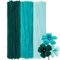 En gros STELLAR PATH Tiges de chenille en polyester 7mm 30cm, 100 pièces par rouleau, pour kit de loisirs créatifs, couleurs pastel