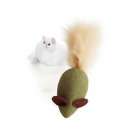 Jouet pour chat viral : Baguette à plumes de poulet et herbe à chat, friandises, fournitures pour animaux de compagnie Huanghua