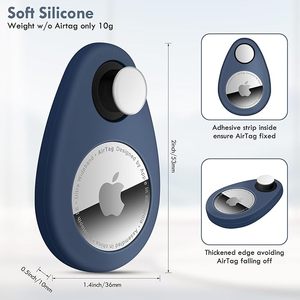 OEM/ODM thẻ không khí chủ cho trẻ em Hidden Air tag Silicone Trường hợp với <span class=keywords><strong>pins</strong></span> thích hợp cho trẻ em người già vật nuôi không khí tag trường hợp - Product Image 2