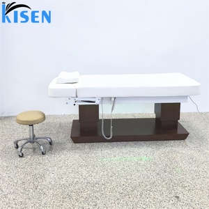 KISEN Mobilier de Salon de Luxe, Lit de Massage Facial Électrique à 4 Moteurs, Chaise Cosmétique, Lit de Beauté pour Spa, Hôtel, Fitness, Gym - Product Image 4