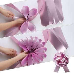 Fiocco Natalizio in Plastica Rossa Grande per Decorazione Porta d'Ingresso, Nastro Festivo Gigante a Prezzo di Fabbrica - Product Image 5