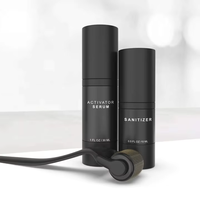 Kit d'huile fortifiante pour la croissance de la barbe, best-seller, kit de croissance de la barbe pour hommes avec dermaroller