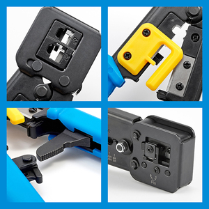 Đi Qua Kết Nối <span class=keywords><strong>Ethernet</strong></span> Tay Crimper Kìm Mạng Điện Cáp Rj45 Công Cụ Uốn - Product Image 6