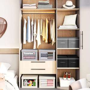 Household Apartment Dormitory Clothing Toy PVC Visual Window <b>Storage</b> <b>Box</b> with Lid - Product Image 3