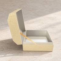 Boîte cadeau artisanale de forme irrégulière avec couvercle sur mesure, emballage rigide en papier de luxe pour parfum, bougie, bijoux, cadeaux haut de gamme