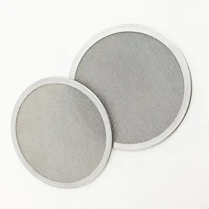 Disco de filtro de tela para filamento, aço inoxidável ss304 316 multicamada