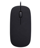 Souris filaire ordinateur portable mat Business Mini souris USB tour optique accessoires d'ordinateur souris