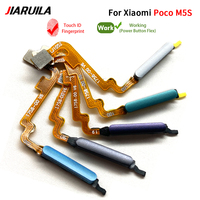 Cable flexible de huella dactilar de fábrica para Xiaomi Poco X5 Pro C50 M5 M5S A1 Plus, sensor de identificación táctil, accesorios y piezas para smartphone