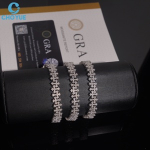 Collar de Plata S925 con Cruz Clásica Estilo Hip Hop, Certificado por GRA, con Incrustaciones de Moissanita VVS, para Hombre y Mujer, Joyería al por Mayor - Product Image 4