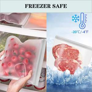 Многоразовые пластиковые пакеты для хранения продуктов, 3 размера - Product Image 3