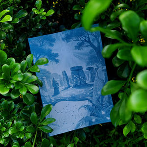 Ensemble de papier d'impression A5 thème étoiles et lune bleu, papier à motifs soleil, papier coloré à thème étoiles et lune, matériel de loisirs créatifs - Product Image 4