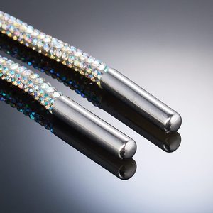 4 mm Crystal Diamond Cord Drawstring 140cm Rhinestone Bling <strong>Strings</strong> <strong>for</strong> <strong>Hoodies</strong> - Product Image 2