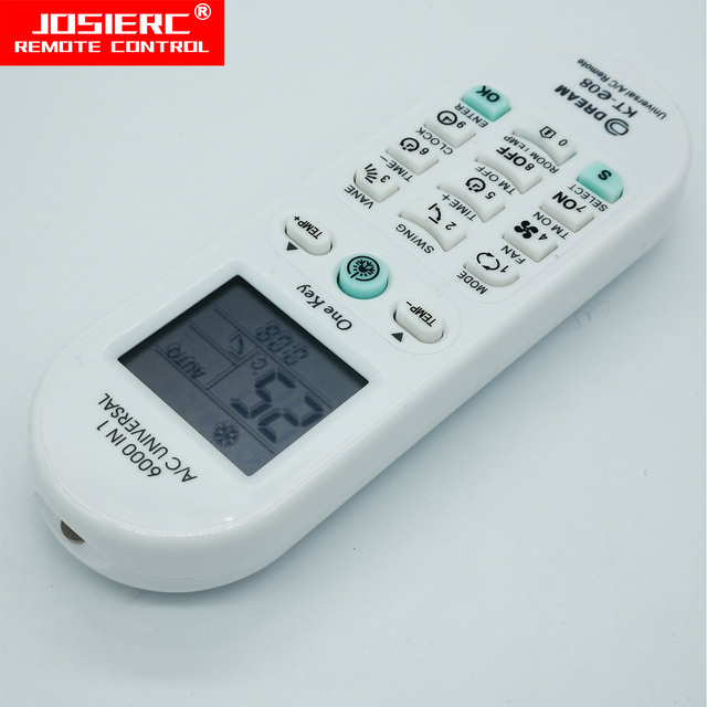 KT-E08 6000 in 1 Russian Type air Conditioner Universal Remote Control