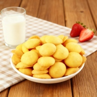 Rasa Manis Standar Kualitas Tinggi Camilan Rendah Kalori yang Lezat Biskuit Mini Kerupuk Telur Kue Kering Favorit Anak-anak