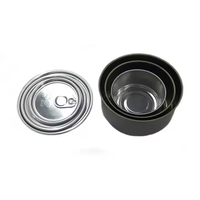 Boîte alimentaire en fer blanc imprimée de haute qualité à ouverture facile, emballage en fer blanc pour lentilles en conserve