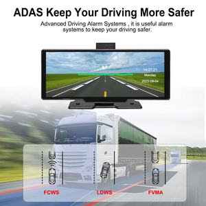 10.26 Inch 4K WIFI ADAS GPS Carplay &amp; <strong>Android</strong> Auto 3840*2160P Dash <strong>Cam</strong> Car Dashboard Video Recording Loop Record Phone APP - Product Image 2