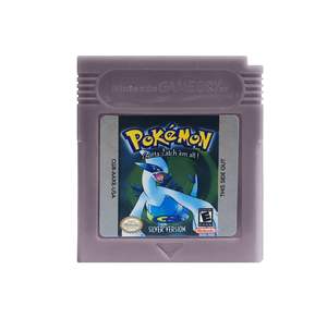 Pour Pokemon 16 bits jeu cartouche vidéo carte Console pour Gameboy Compatible <span class=keywords><strong>rouge</strong></span> <span class=keywords><strong>bleu</strong></span> cristal doré vert argent <span class=keywords><strong>jaune</strong></span> Versions - Product Image 6