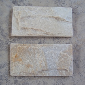 Piedra de Cuarcita Blanca Natural para Revestimiento de Paredes Exteriores, Baldosa de Cuarcita Rosa en Forma de Hongo para Decoración de Paredes - Product Image 1